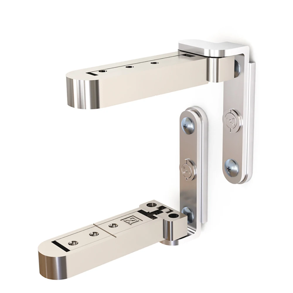 

2Pcs/Sets Heaven and Earth hinges Door hinges Three-dimensional adjustable invisible door hinges Heavy-duty hidden hinges