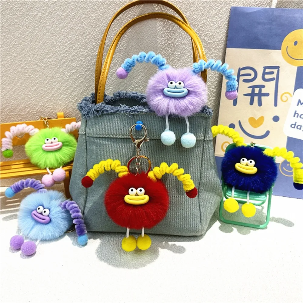 

Cartoon Keychain Cute Sausage Mouth Internet Celebrity Schoolbag Pendant Plush Doll Keychain Pendant Small Gift
