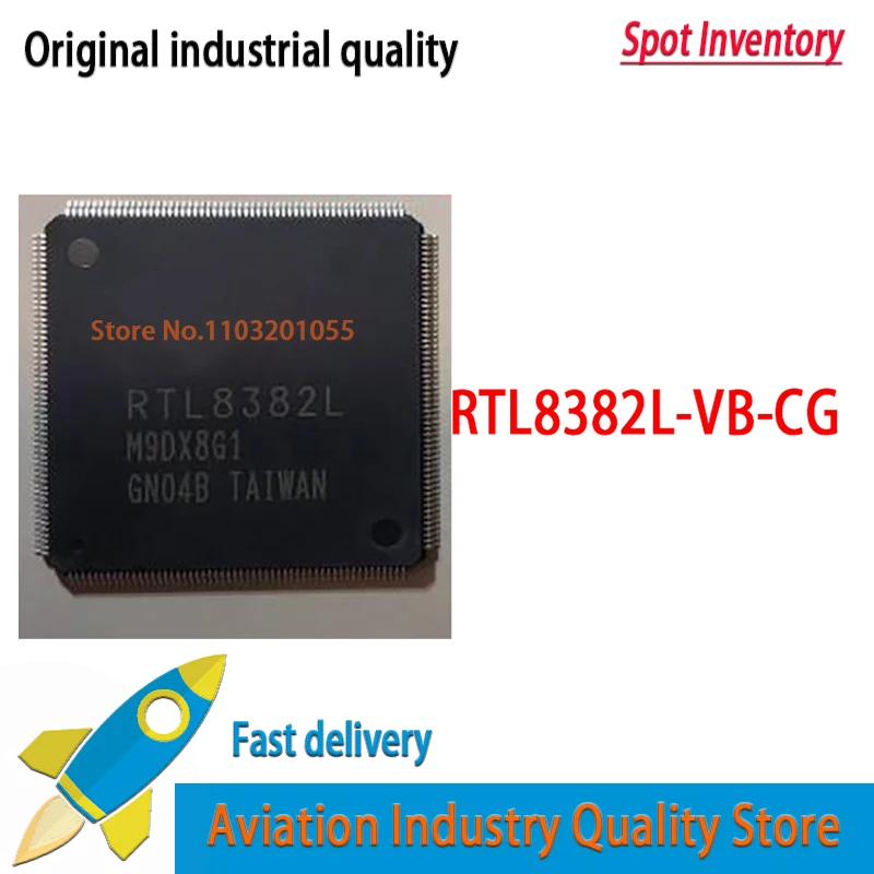 1PCS/LOT New original  in stock  RTL8382L RTL8382 QFP RTL8382L-VB-CG ic chips