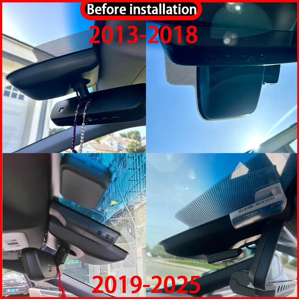 HighCam for Lexus ES ES200 ES350 ES250 ES300h 2013-2025 4K Wifi 2160P Car DVR Video Dash Cam Front Rear Camera