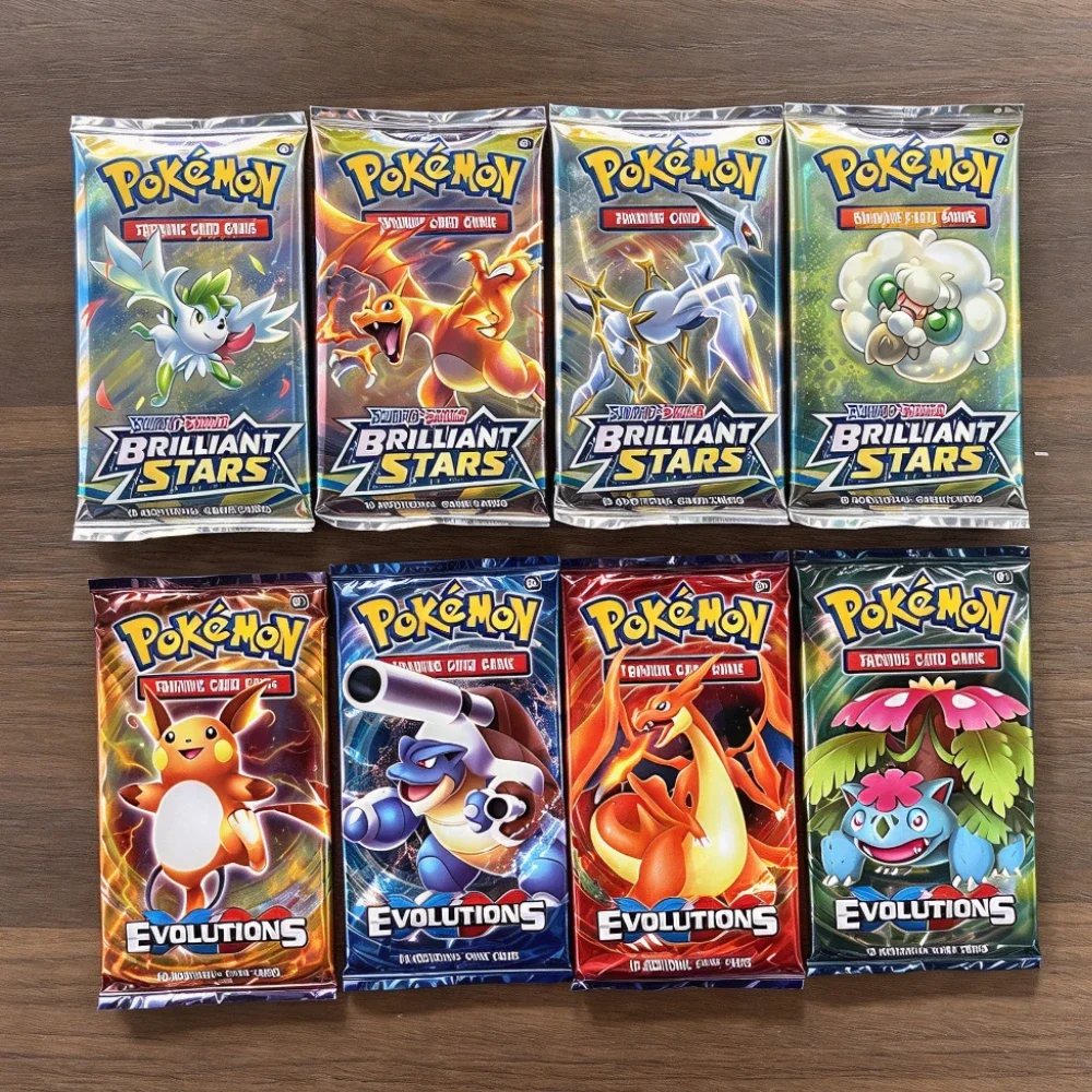 40Pcs Pokémon Card Scarlet & Violet Prismatic Evolutions English Booster Battle Carte Trading Collection Cards game card Gift