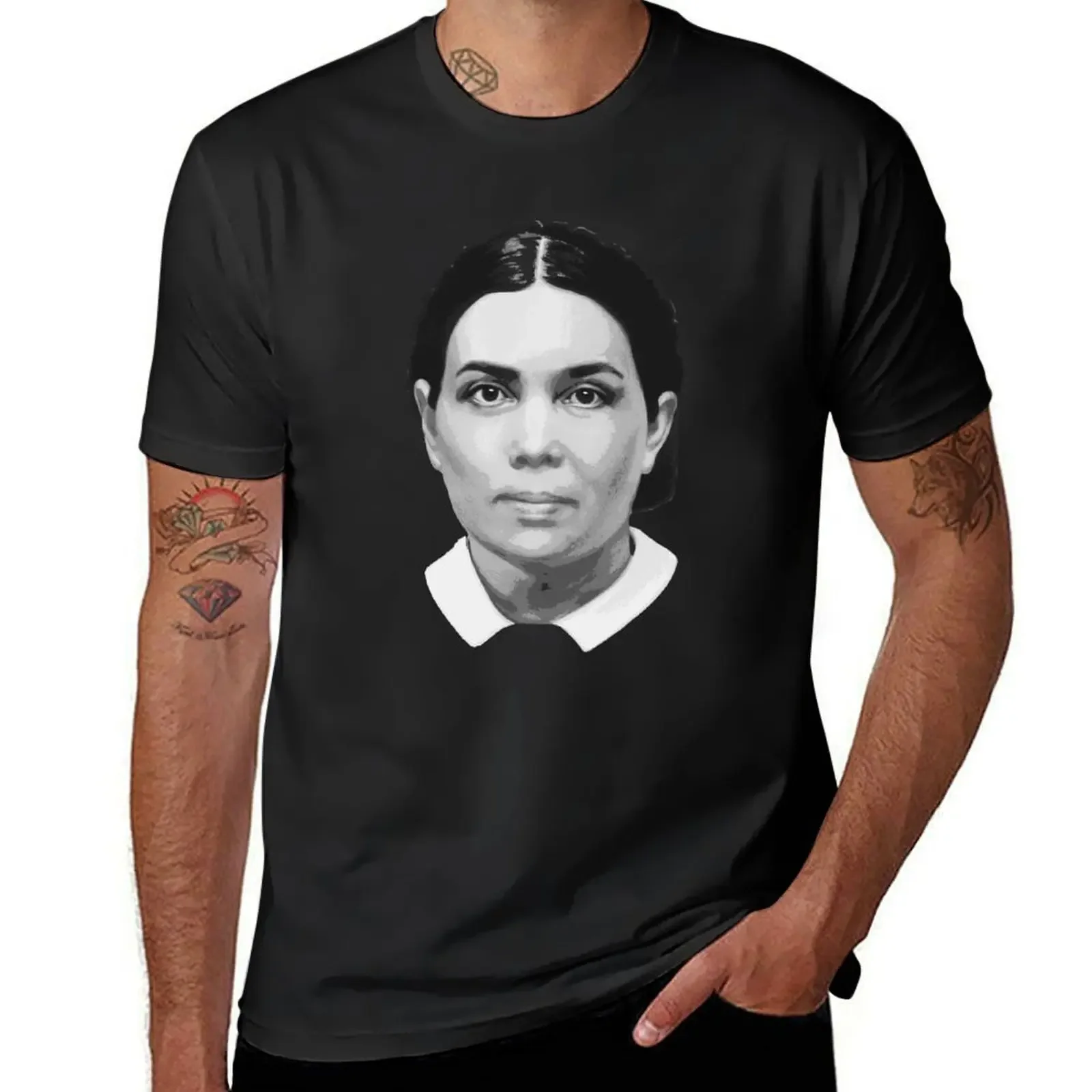 Ellen G White Portrait Seventh Day Adventist church T-Shirt custom t shirt cute clothes T-shirts for men cotton