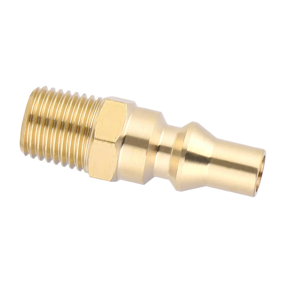 Propane Quick Connector Tank Adapter Shutoff Valve Gas Bottle Regulator Ball 1/4 Inch