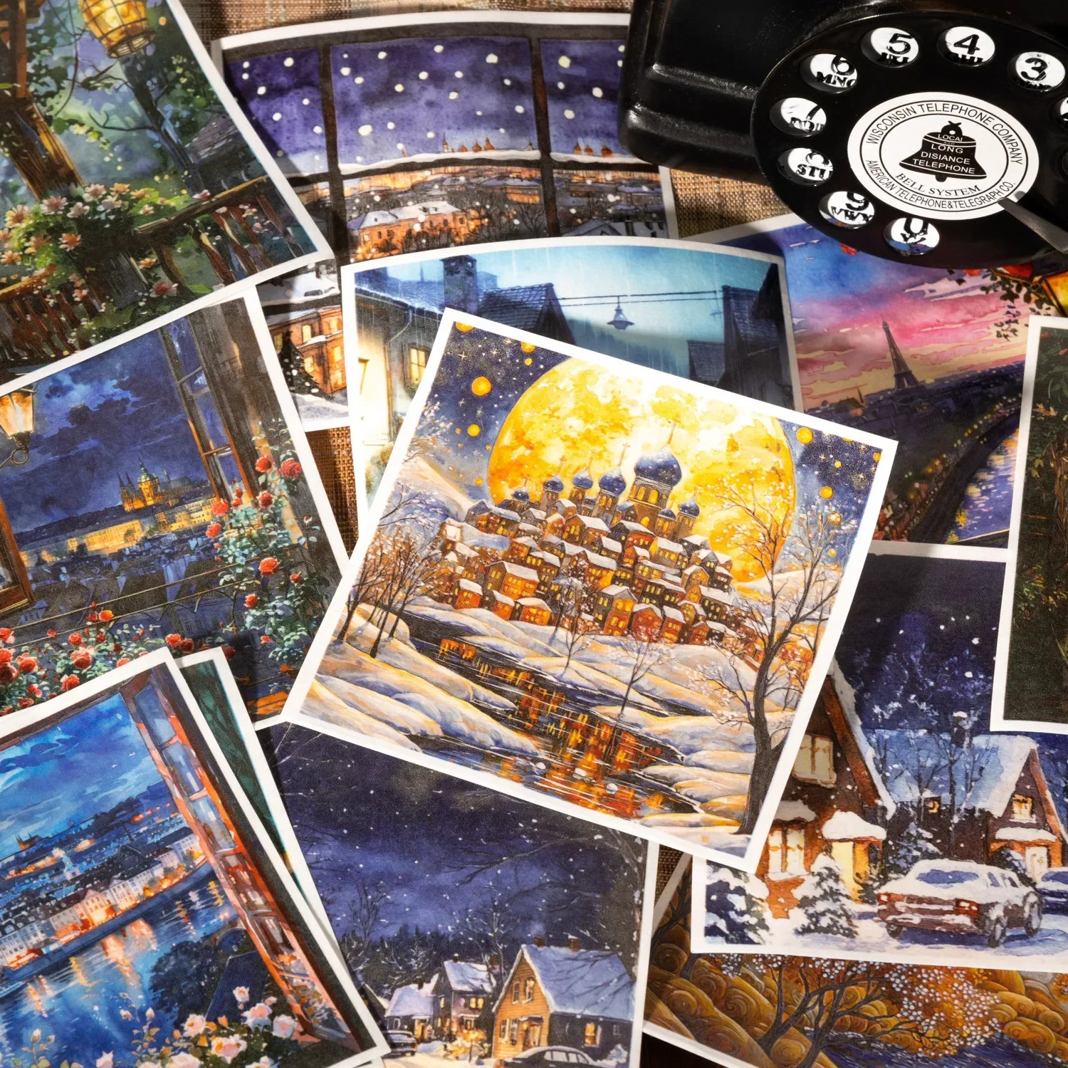 

1 roll night sky tape window starlight landscape rainy night dream night end reel adhesive article large size 80mm *2m