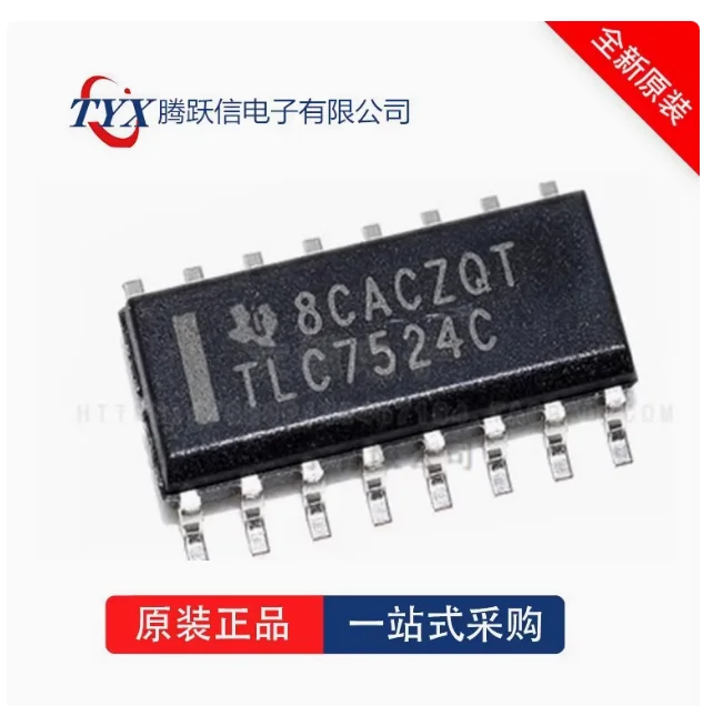 6PCS TLC7524CDR TLC7524CD TLC7524 Paket SOP-16 Neue Original IC Integrierte Chip