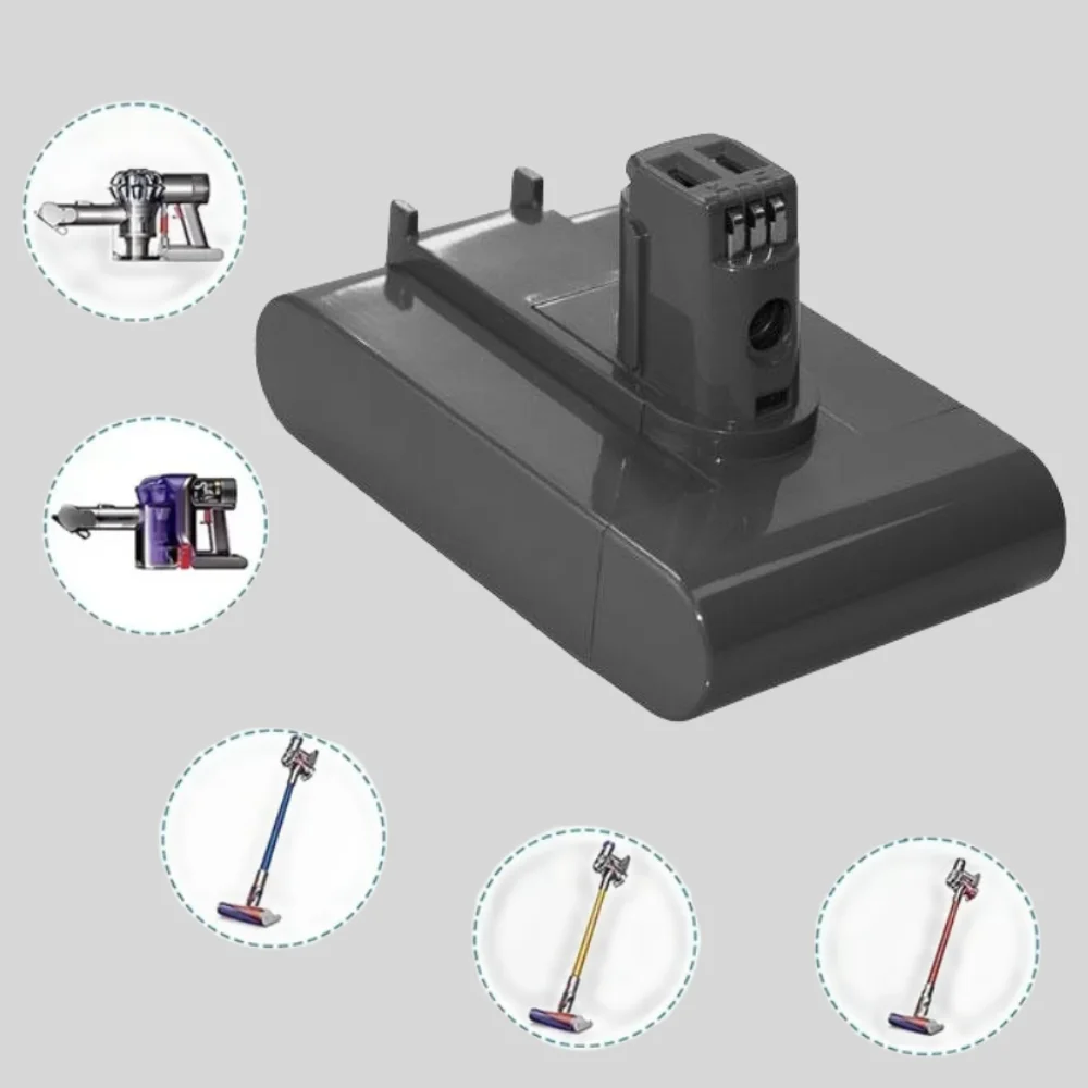 Bateria de substituição Li-ion para aspirador de pó portátil Dyson, DC31, DC34, DC35, DC44, DC45, 917083-01, tipo A, 22.2V, 4800mAh