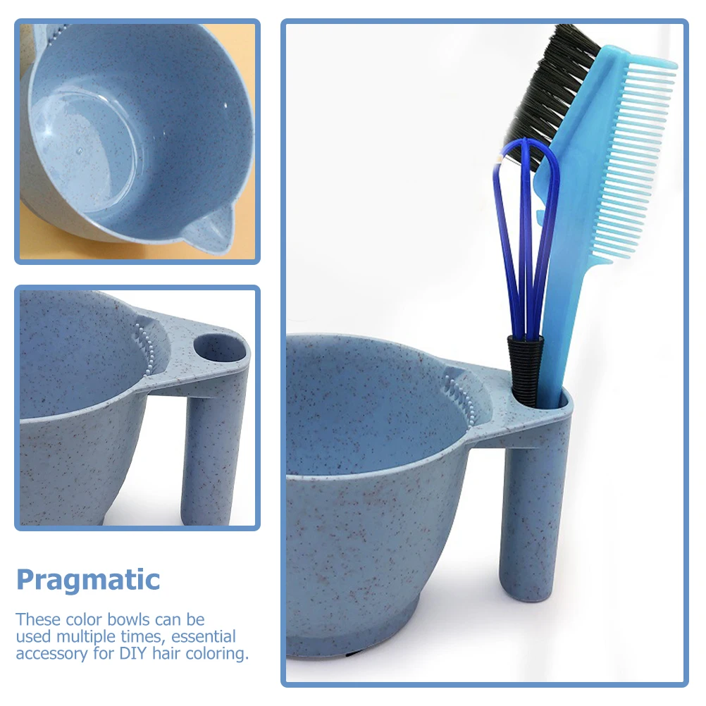 

2pcs Dye Mixing Bowls For Salon Color Hair Tinting Bowl Diy Home Color Bowls Use Hair Coloring Tools Tinting Bowl