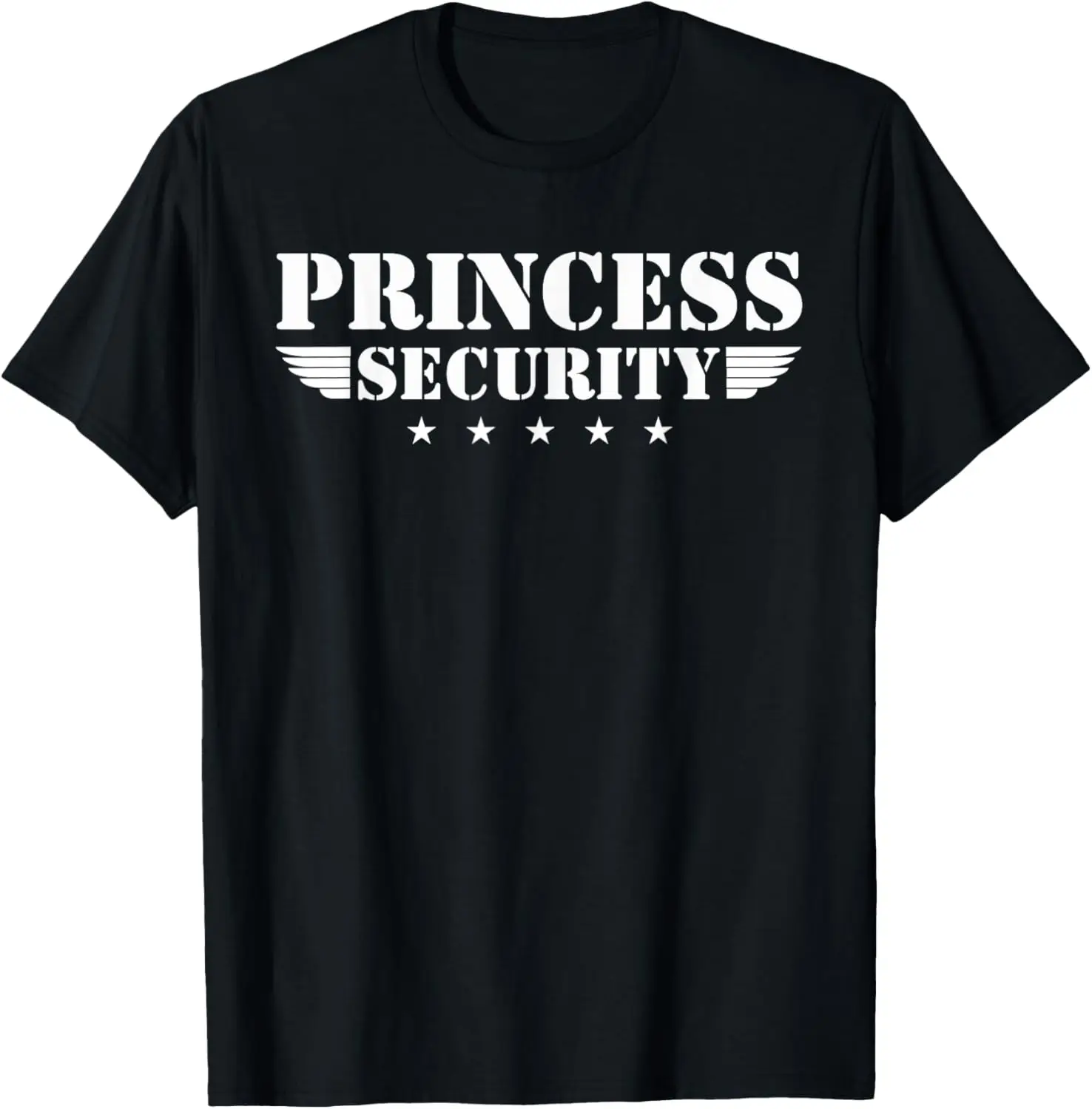 Princess Security Birthday Party Pregnancy Announcement Kids T-Shirt