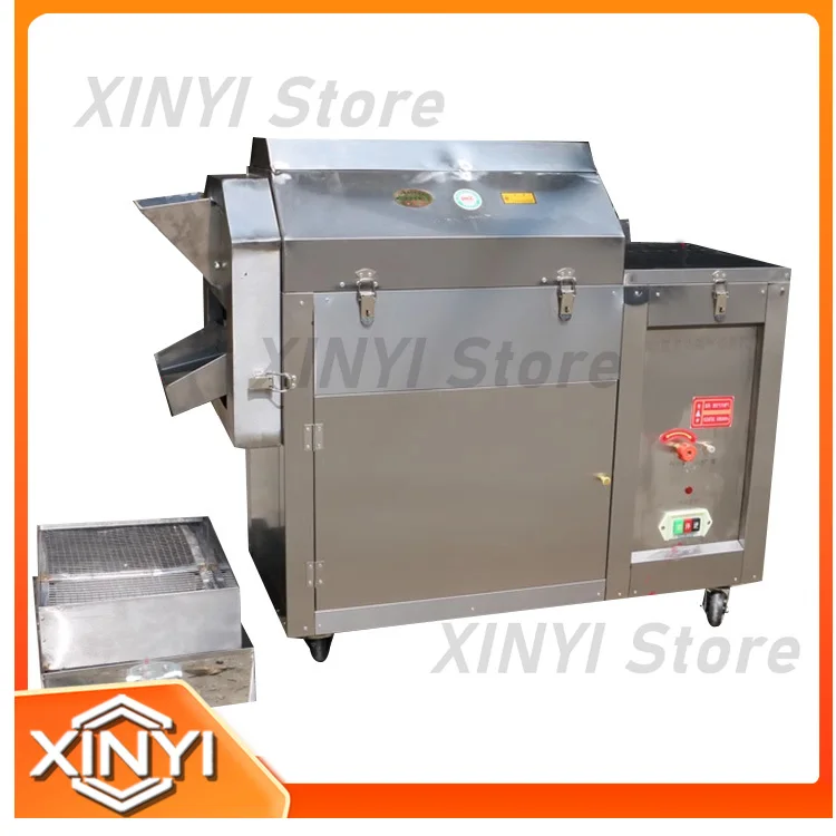 Automatic Stainless Steel Electric Gas Coffee Bean Roaster for Peanut Walnut Seed Nut Roasting Machine