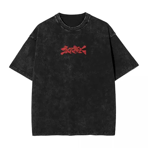 Imagen 2 del producto Skrillex nuevo Logo n2 camiseta de talla grande tops camiseta gráfica blusa vintage ropa de hombre