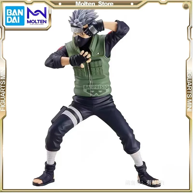 

Наруто Хатаке Какаши фигурку Bandai натуральная Jingpin модный орнамент фигурки модель детская игрушка
