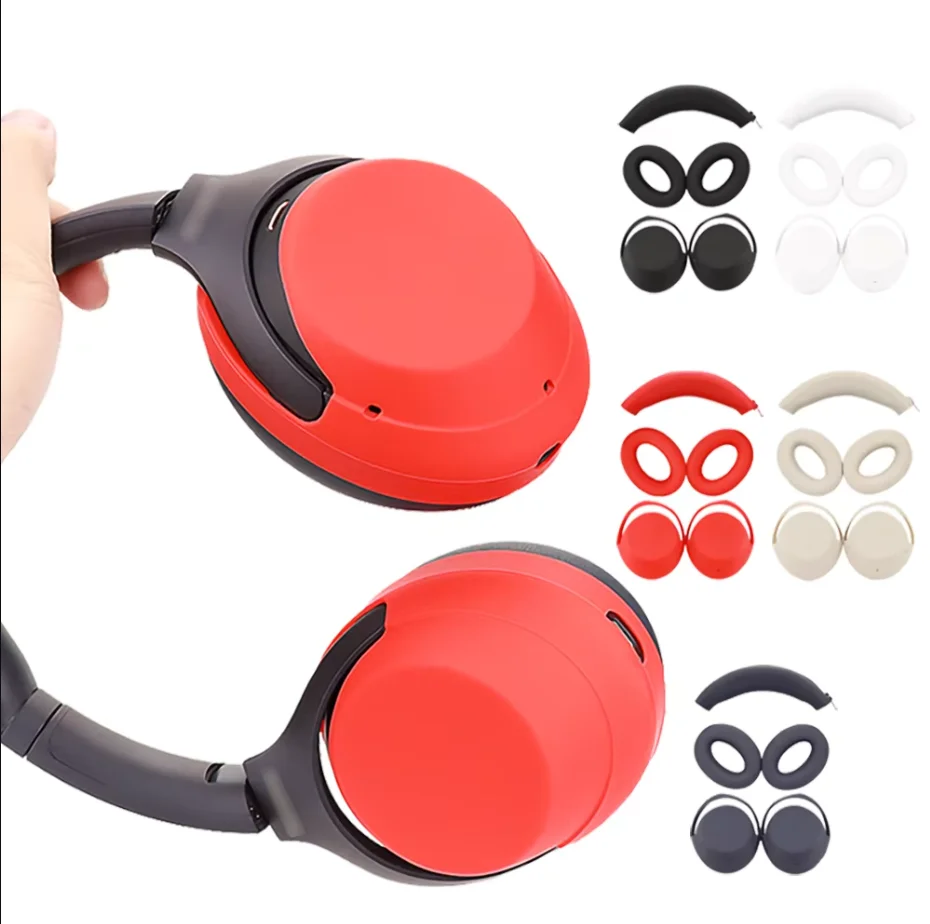 Quality Headphone Cover for Sony WH-1000XM4 Earphone Silicone Protective Case 1000XM4 Headset Headbeam Protector Sleeve