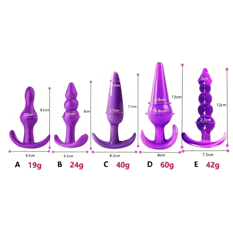 Plug Anal Plug Unisex Adult Anal Sex Toys For Women Men Anal Trainer For Couples Masturbating