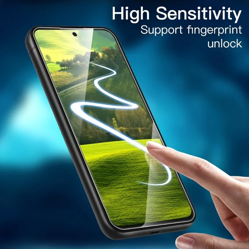 2 Buah Pelindung Layar Kaca Tempered Kompatibel untuk Samsung S25 S24 Ultra S23 S22 S21 Plus S24 S23 Plus S21 S23 FE Glass