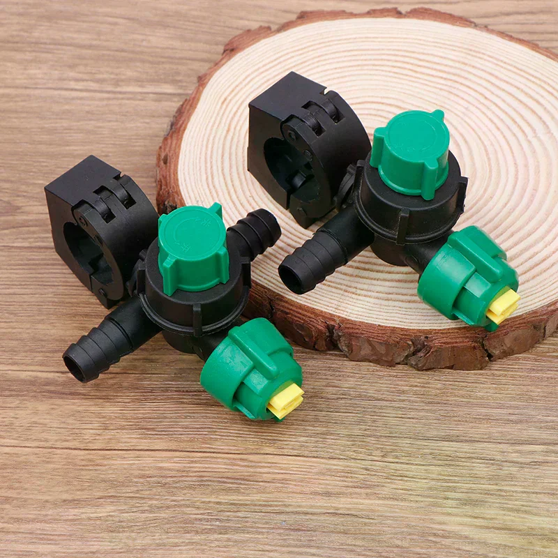 1Pc External Thread Agricultural Sprayer Fan Shaped Spraying Adjustable Nozzle For Agriculture Tubing Garden Irrigation