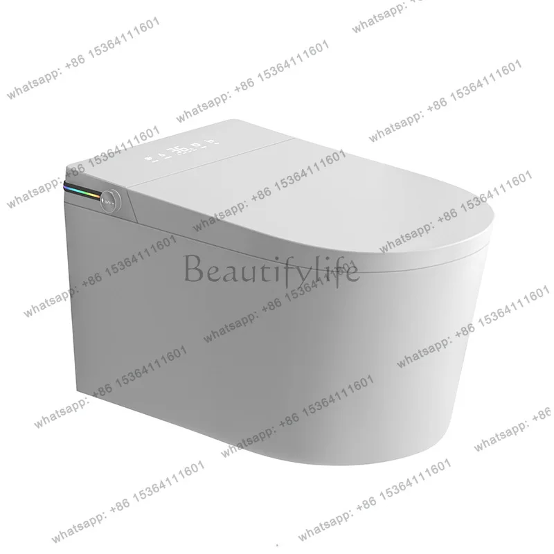 Integrated water tank [No pre-embedding required] Built-in foam shield No water pressure limit Wall-mounted smart toilet