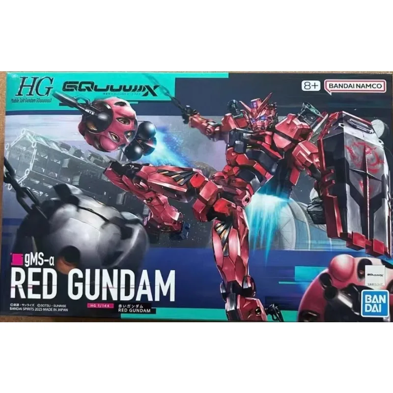 

Bandai Original HG 1/144 RED GUNDAM gMS-a Requiem for the Vengeance Anime Mecha Assembly Model Kit Type Heavy Toy