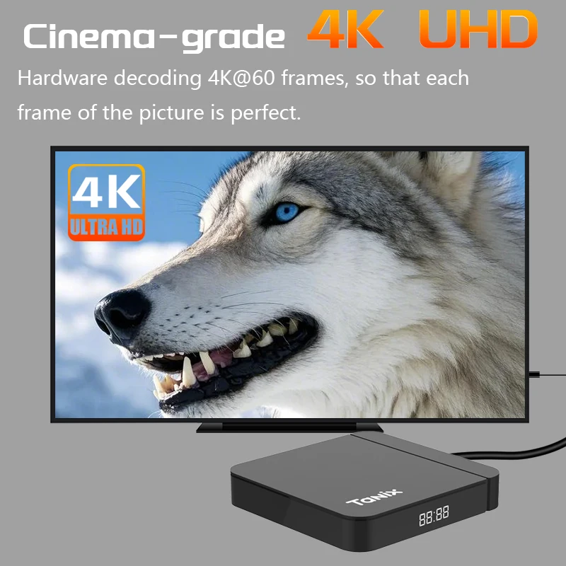 Tanix W2 Androrid TV Box 2G 16G 32G Amlogic S905W2 4K HD Smart Set Top Box Dual Band 2.4G & 5G Wifi 3D AV1 Media Player #6