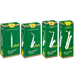 FRANCE Vandoren saxphone reeds green box java  hardness professional Eb Alto Baritone Bb Tenor Soprano reeds saxphone reed