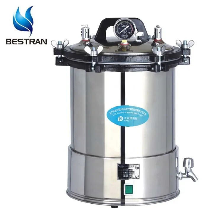 BT-280KB30 Cheap Medical Automatic Portable 30L Lab Instrument Autoclave vertical bottle Steam Sterilizer price