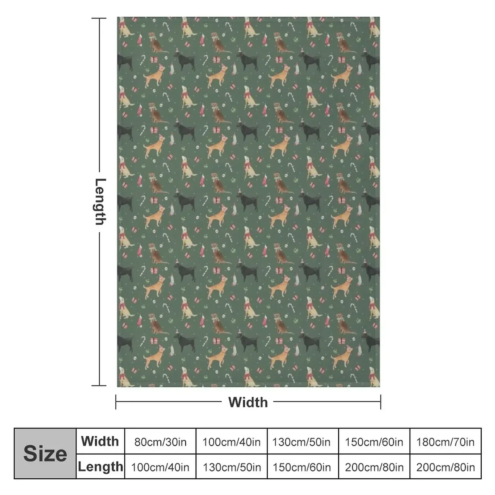 New Christmas Labrador Throw Blanket Camping christmas decoration Heavy for sofa Bed Nap Blankets