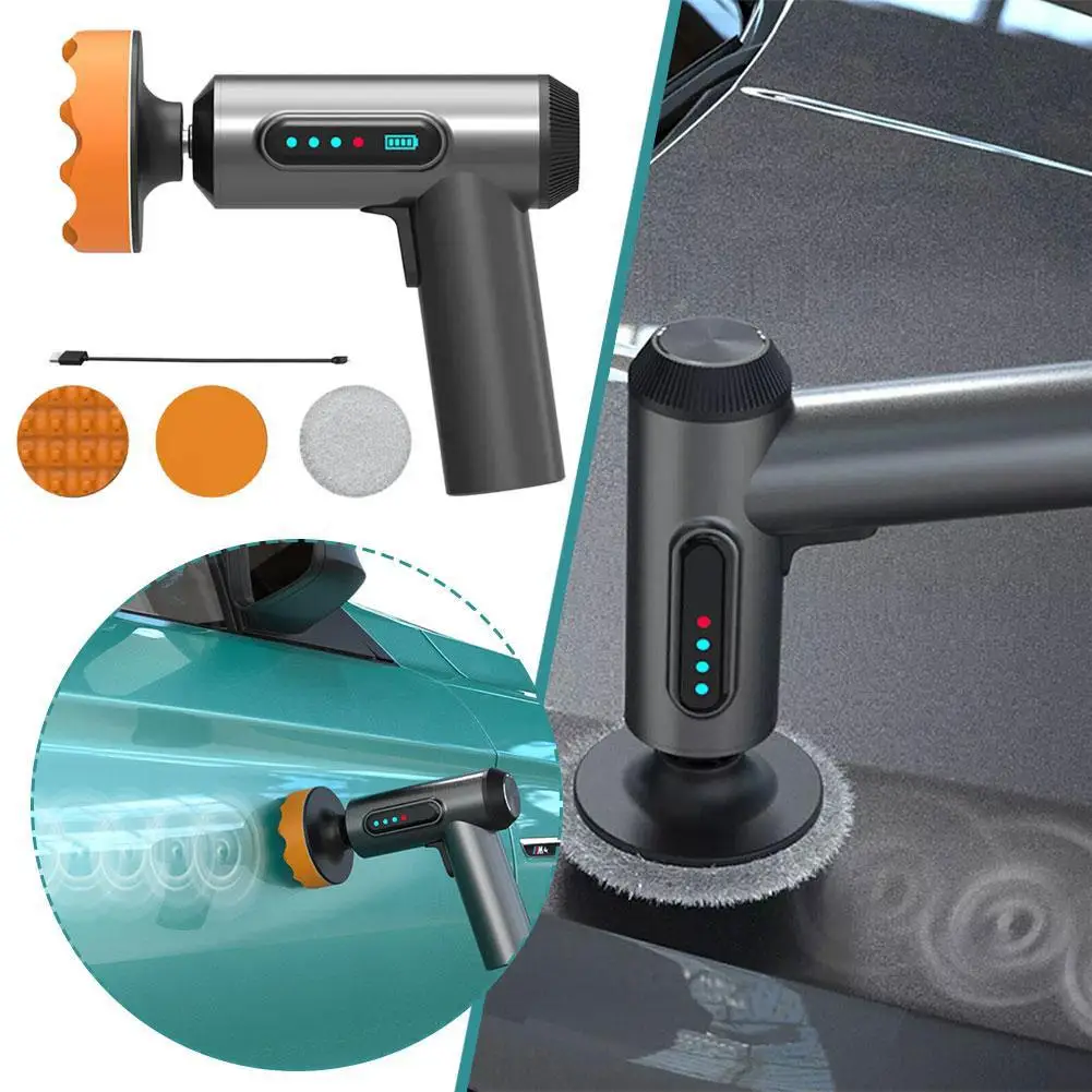 

Electric Car Scratch Repair Remover Polishing Machine Sanding Maintenance Car Adjustable Speed Mini Beauty Waxing Polisher L8G8