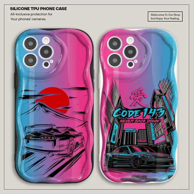 Tokyo JDM Drift Sports Phone Case for Xiaomi Redmi Note 12S 11 Pro 10 Pro 10 Lite 11S 12 Pro 11 Pro Plus 12 9 Soft Cover