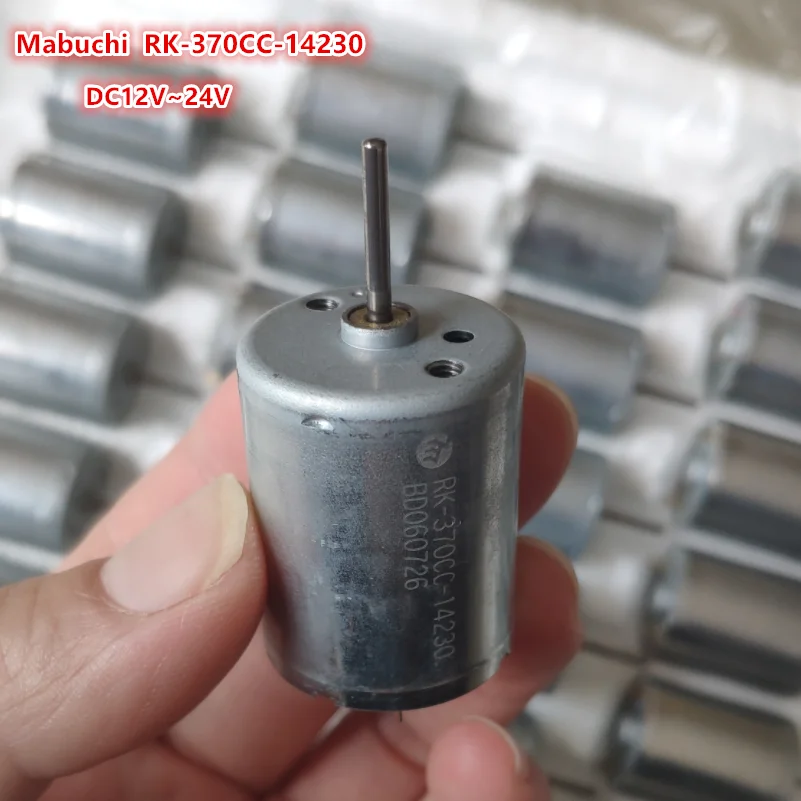 Brand new Mabuchi 370 DC motor RK-370CC-14230 12V 8500rpm  24V 17800rpm high speed carbon brush motor~