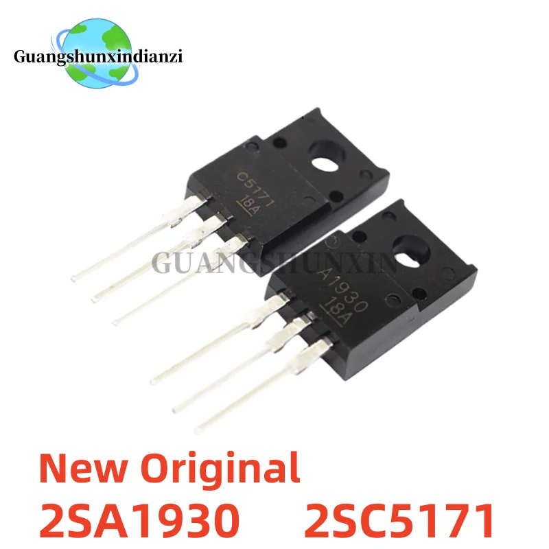 5pairs/10pcs Brand new original 2SA1930 2SC5171 A1930 C5171 TO-220F Audio push-pull output tube Best Quality In Stock