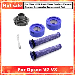 Pre Filter HEPA Post-Filters for Dyson V7 V8 Cordless Vacuum Cleaners Accessories Replacement Part