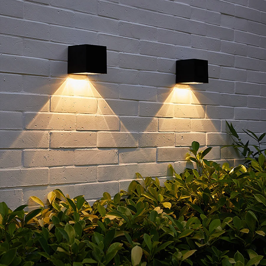 

Strong Brightness Solar Wall Light Outdoor Waterproof Garden Porch Wall Lamp Terrace Balcony Fence Solar Wall Night Light