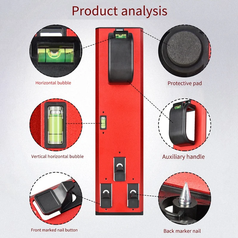 Многофункциональный плакат балансировочная Линейка Инструмент для установки с многоразмерными плакатными гвоздями