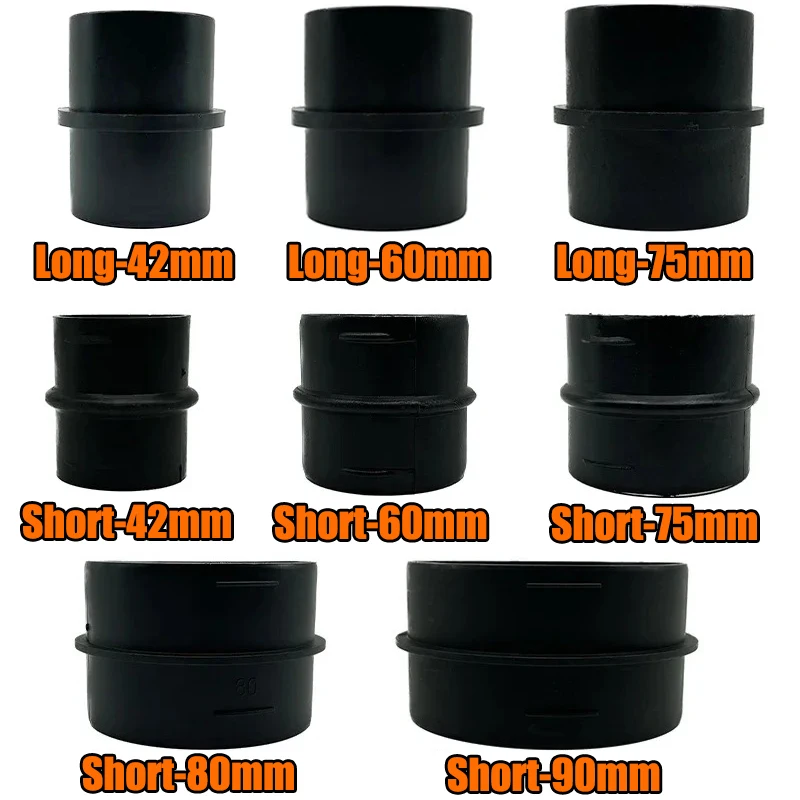 

42mm 60mm 75mm 90mm Car Heater Ducting Pipe Joiner Diesel Parking Heater Hose Connector Duct Tube Vent For Eberspacher Webasto