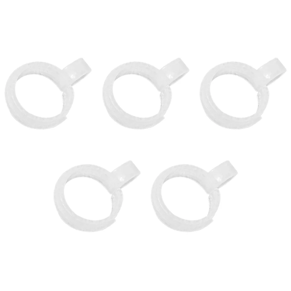 5 قطعة مشبك لفة عبر الابره تصميم مدمج خفيف الوزن لسهولة الحمل والتخزين عبر غرزة لفة كليب خياطة مشبك قماش #3