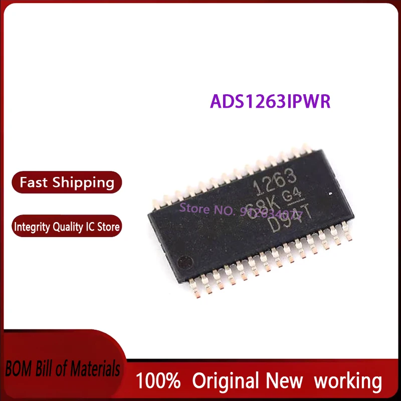 1~100pcs/lot ADS1263IPWR ADS1263IPW  TSSOP-28