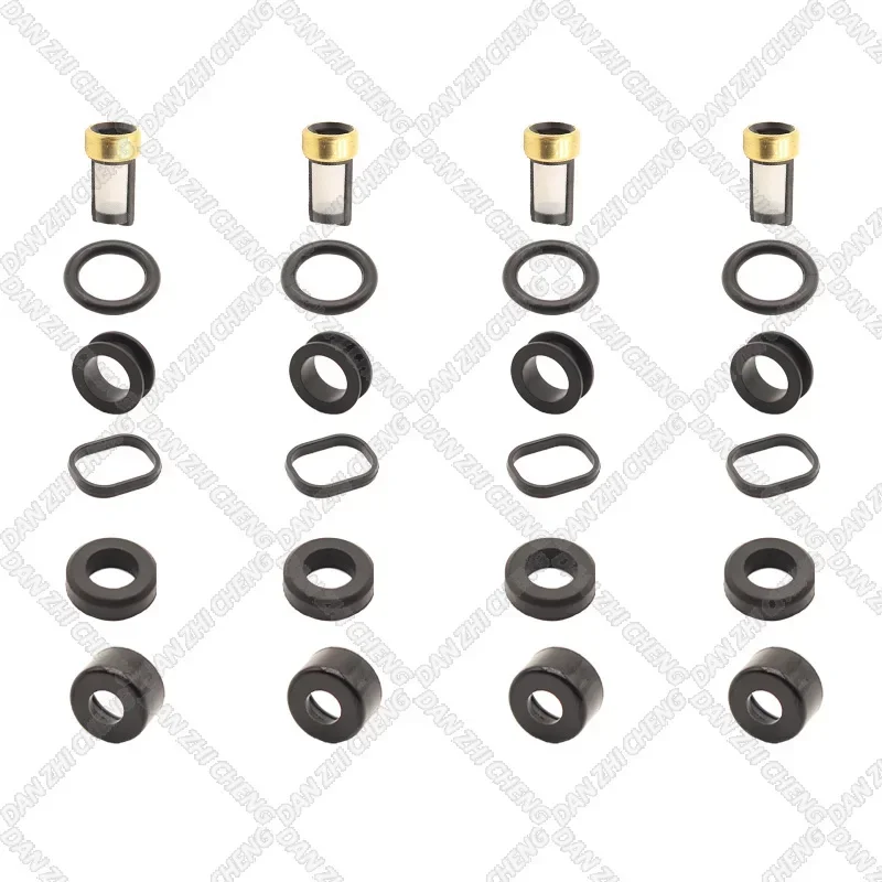 Fuel Injectors Seals O-Ring Repair Filters for Toyota Landcruiser 1FZ-FE FZJ78 FZJ79 FZJ105 23250-66010 23209-66010