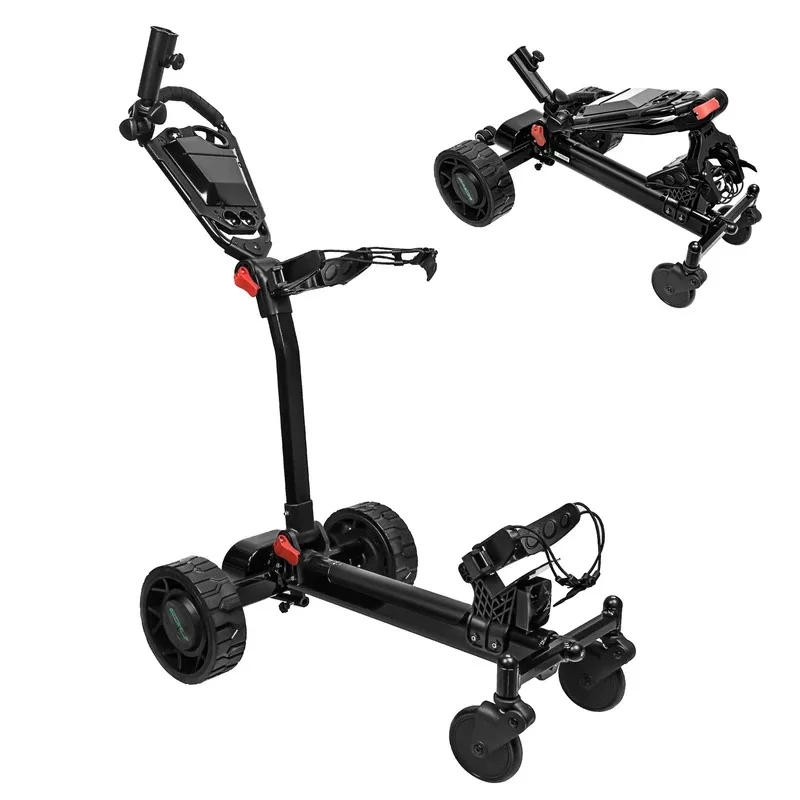 Factory Hot Selling 2025 Professional Foldle Electric Golf Cart for Sale Long Range Remote Control Auto-Follow Trolley Chinese G