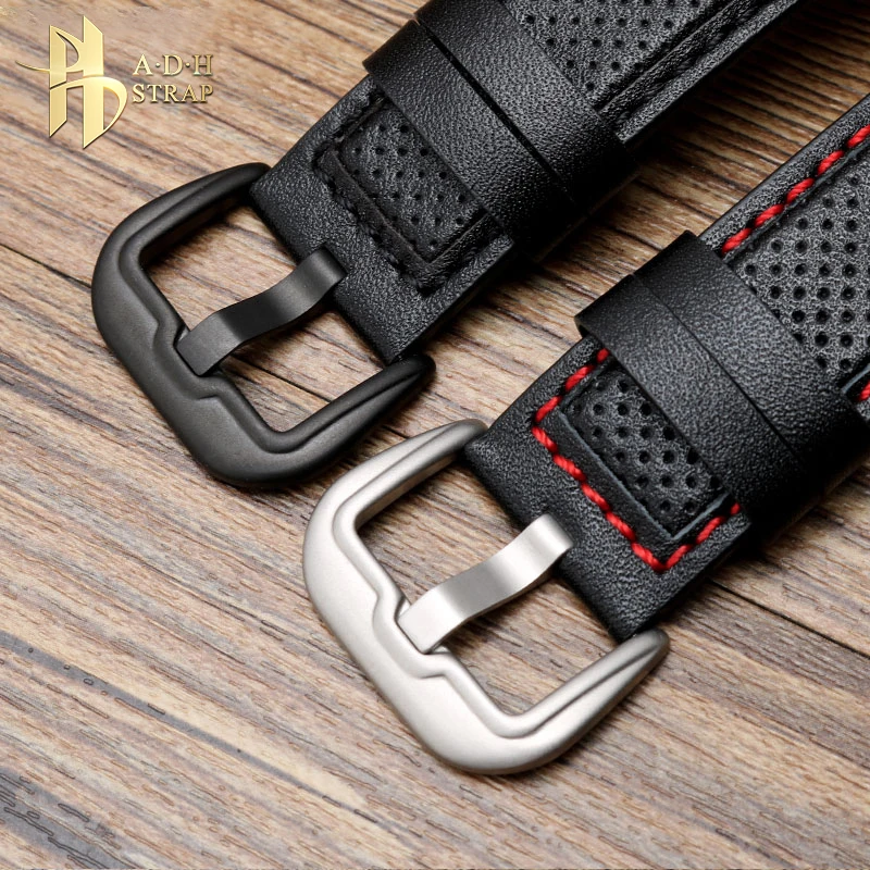 ل ديتريش OT-1 OT-12 جلد طبيعي حزام ساعة اليد المتكاملة حزام (Watch) ساعة 24 OT-6 الرجال حزام مقاوم للماء دبوس مشبك نمط