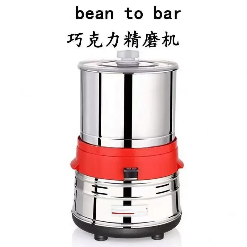 Industrial Mini Chocolate Melanger Cocoa Bean Nibs Motor Stone Grinder Refiner Machine 20kg