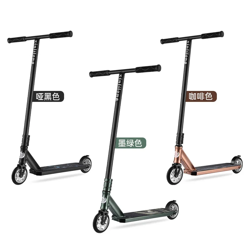 

Professional Extreme Scooter Adults Freestyle Scooter Planar Wheel Device Skateboard Made Aluminium Steel Teenagers