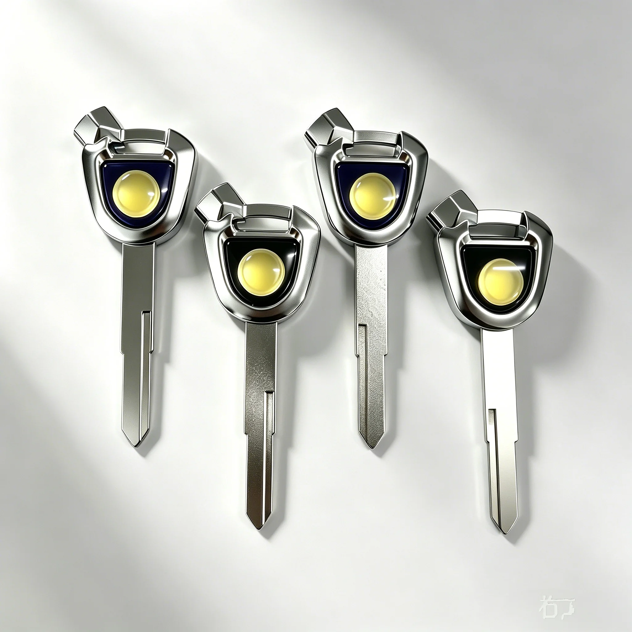 1Pcs/3Pcs Suitable for Yamaha motorcycle Aurora Linhai Third Generation LH125T-C Jinqian 125 metal key blank