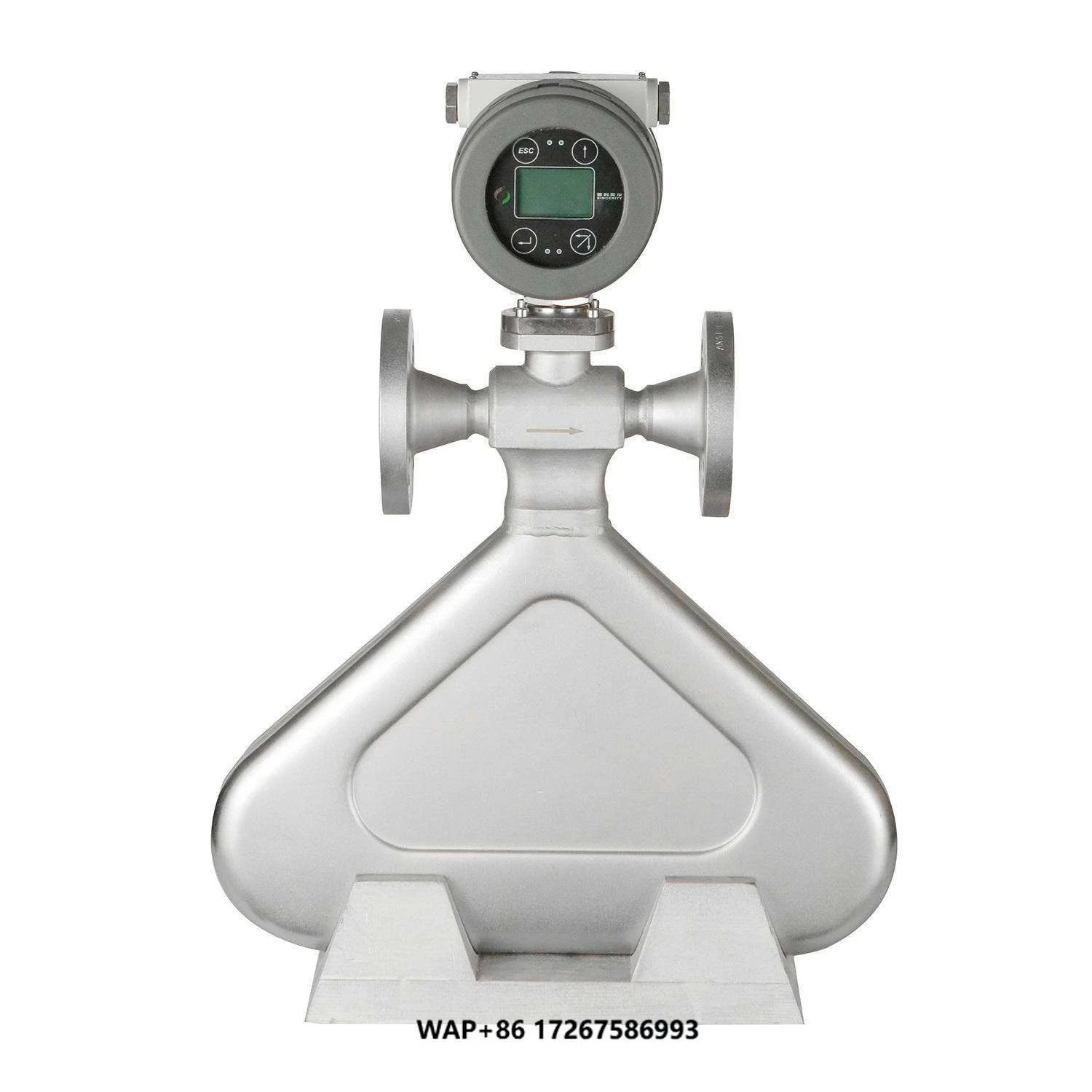 Sensor de Medição de Vazão de Óleo em Massa de Alta Precisão com Formato Triangular - Medidor de Vazão de Massa Coriolis