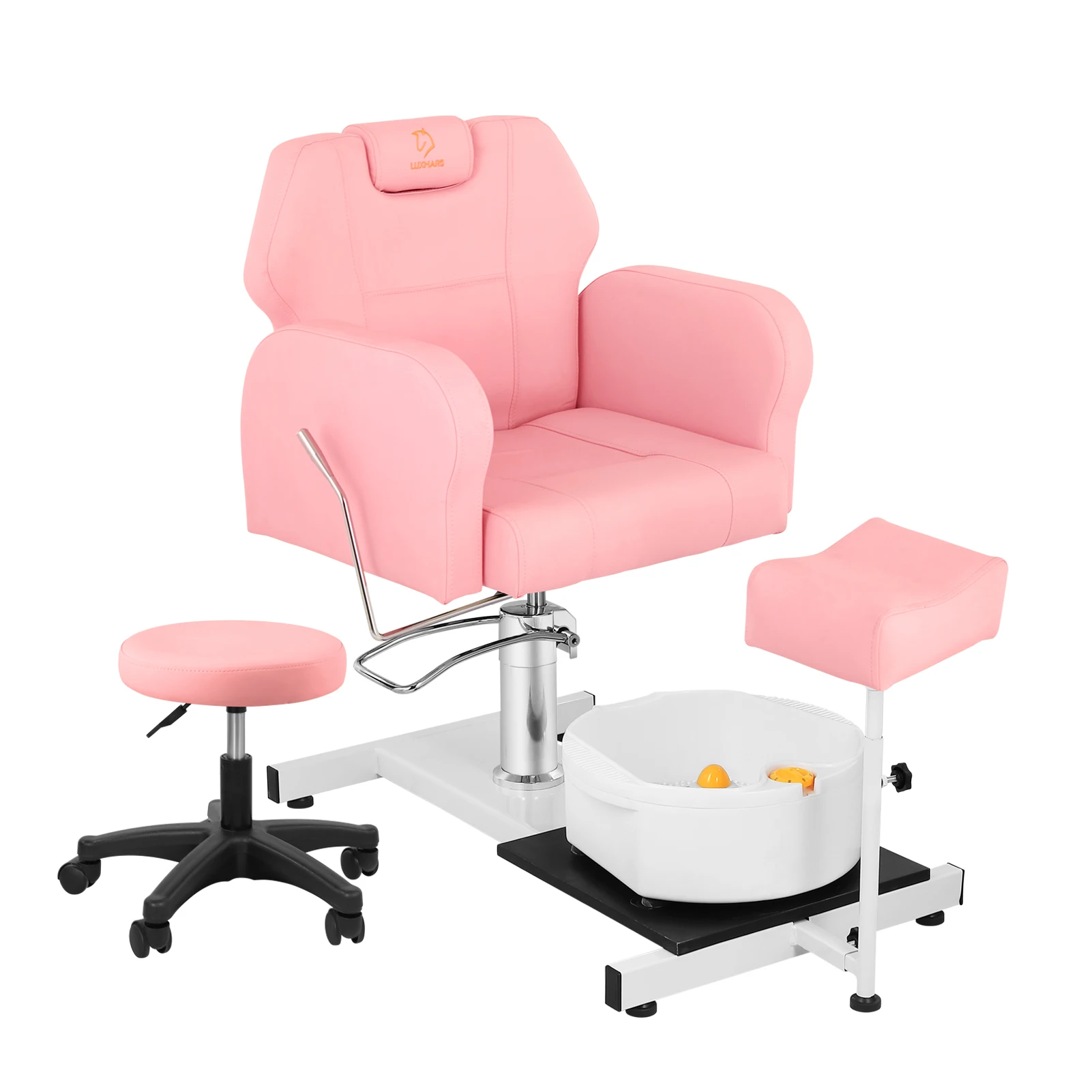 Luxury Professional pink Recliner Salon Spa Pedicure Massage Chairs