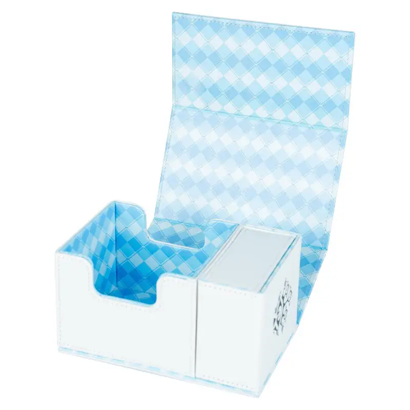 Yu-Gi-Oh! Diabellstar die schwarze Hexe DIY große Kapazität Leder-Kartenbox verdickte Anime-Spielsammlung Karten-Aufbewahrungsbox 100+