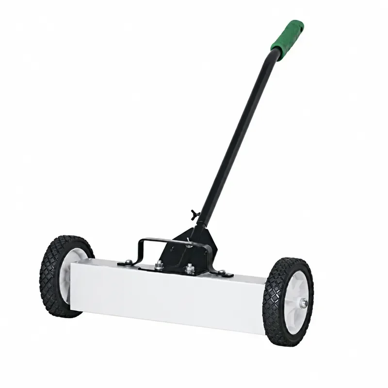 36 Inch Magnetic Sweeper Hand Push Ground Iron Remover Heavy Duty Steel Pickup Tool For Workshop Garage Cleaning