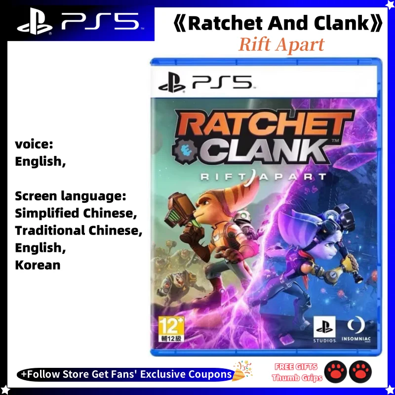 

Sony Playstation5 Ratchet And Clank Rift Apart New Game Cd PS5 Playstation 5 Game Card Ratchet And Clank Rift Apart Ps5 Games