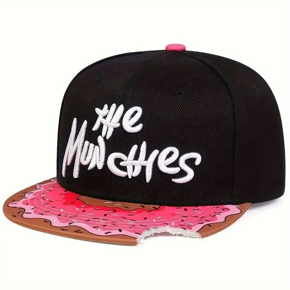 Casual Letter Embroidery Baseball Cap Watermelon Printing Quick Dry Snapback Cap Breathable UV Protection Sun Hat Unisex