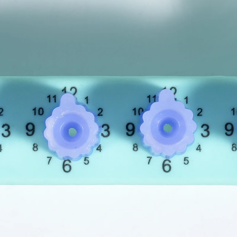 6 Holes 12 Times Dental Counting Bur Holder for Endo Files Stand Block Disinfection Box Endodontic Root Canal Case