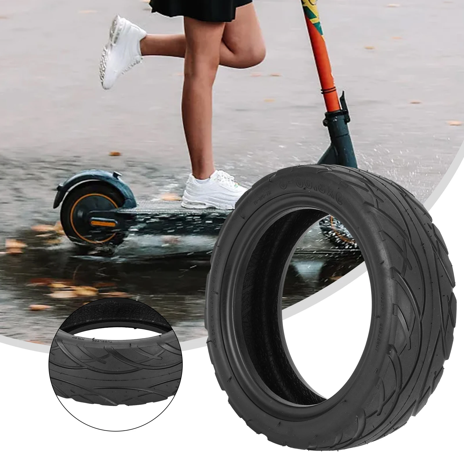 

Бескамерная шина для 9-дюймового электрического скутера 9x3.00-6, внедорожная вакуумная внешняя шина для электронного скутера, самоката, замена аксессуаров для шин