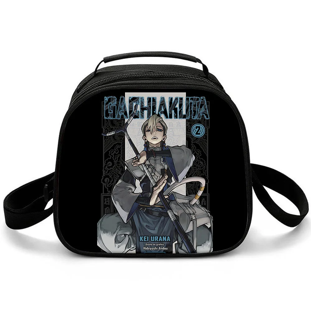 Classic Popular Funny Crossbody Gachiakuta Lunchbox Thermal insulation Food Lunch Bag 3D Printed Insulated Handbags Ice Bags